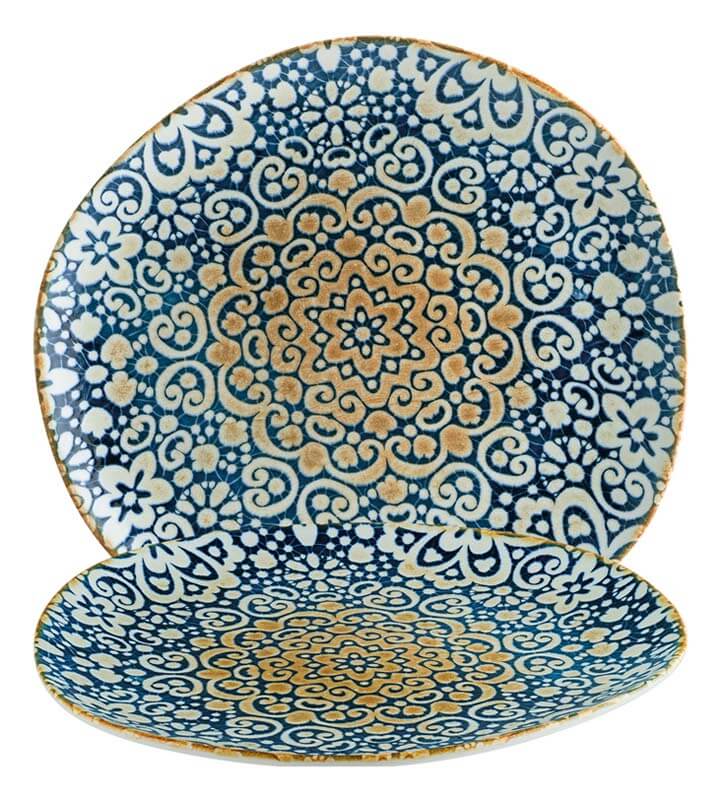 Bonna Alhambra Vago Assiette plate 15cm bleu - 12 pièces