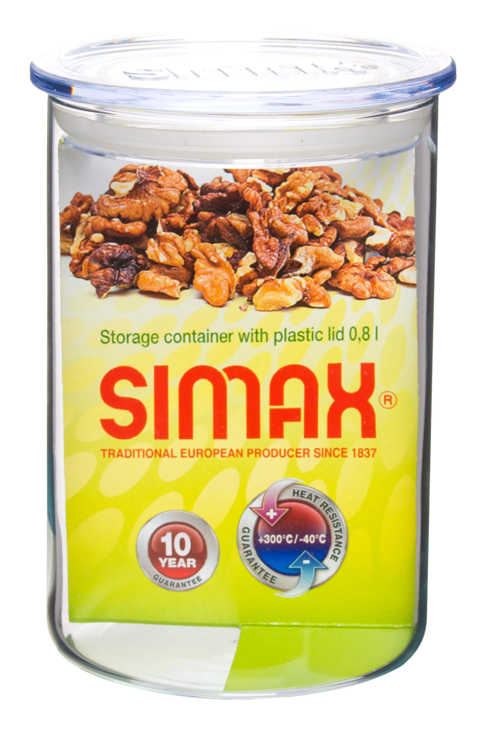 Bocal à provisions avec couvercle en plastique, Simax - 0,8l