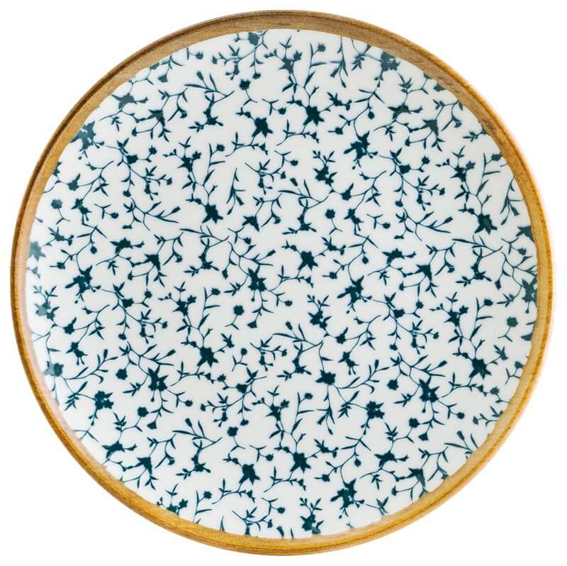 Bonna Calif Gourmet Assiette plate 21cm bleu - 12 pièces