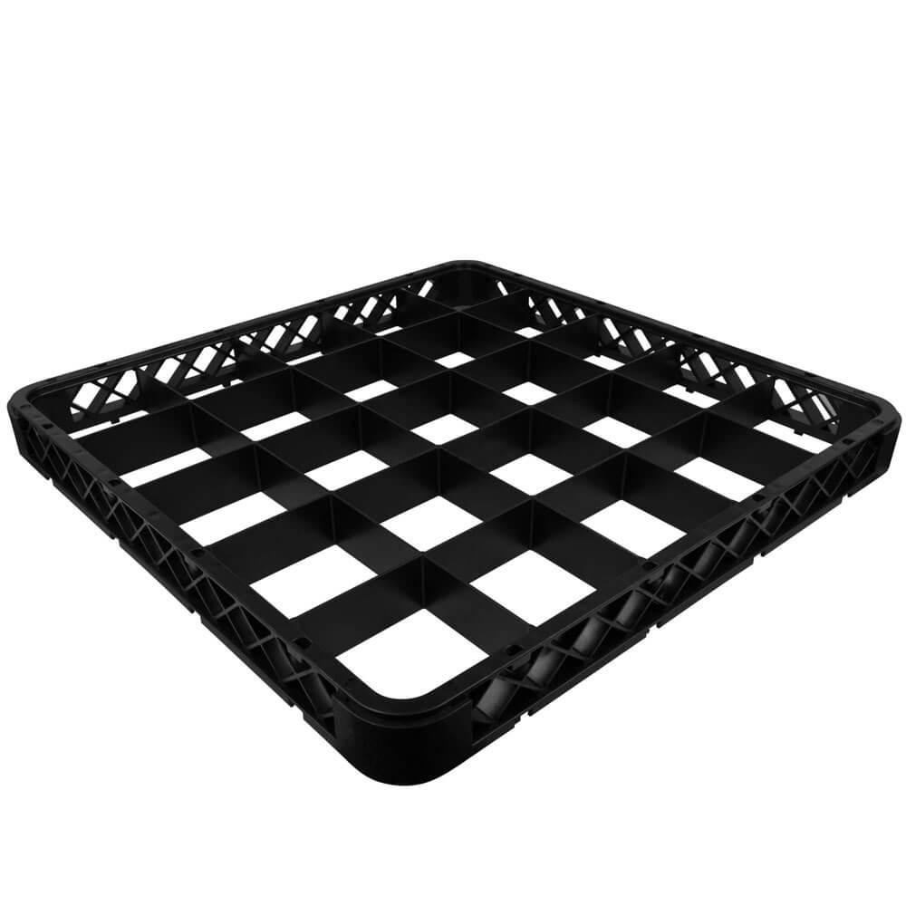 Embouts pour panier de lavage 25 compartiments, noir - 50x50x4,5cm