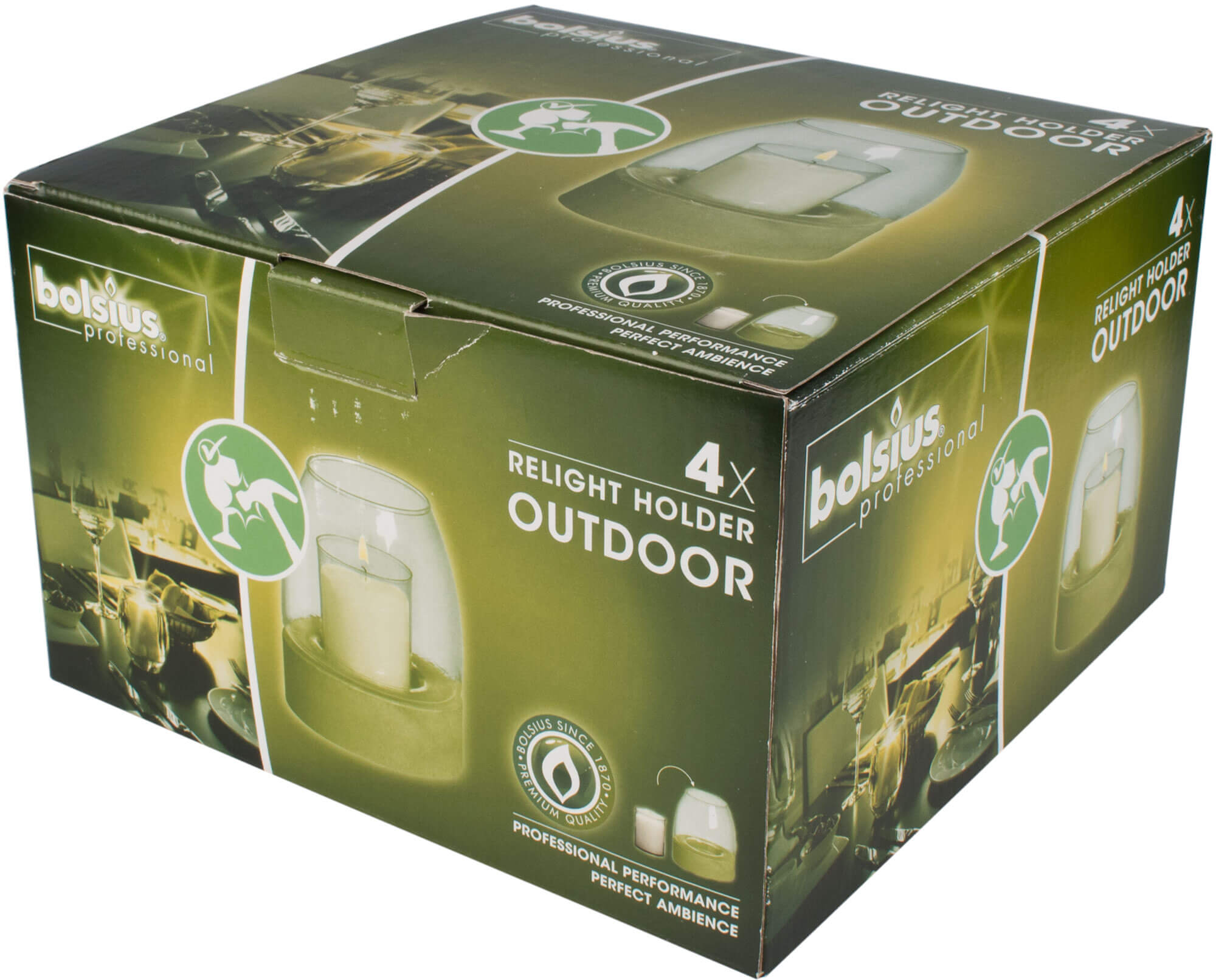 Relight Bougeoir Outdoor, Bolsius (4 pcs.)