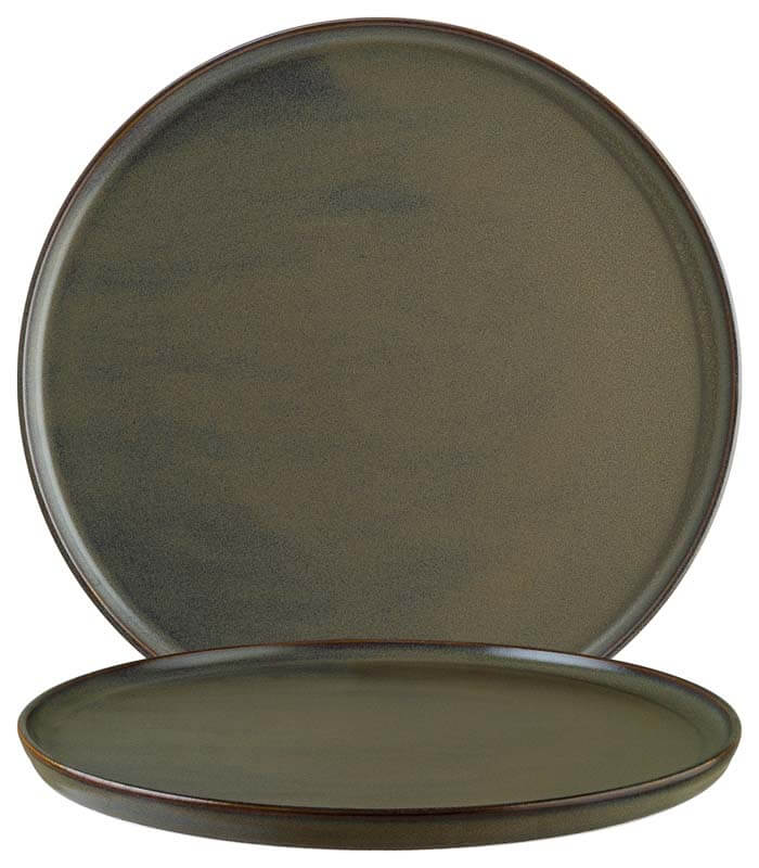 Bonna Gloire Assiette plate Hygge 16cm marron - 12 pièces