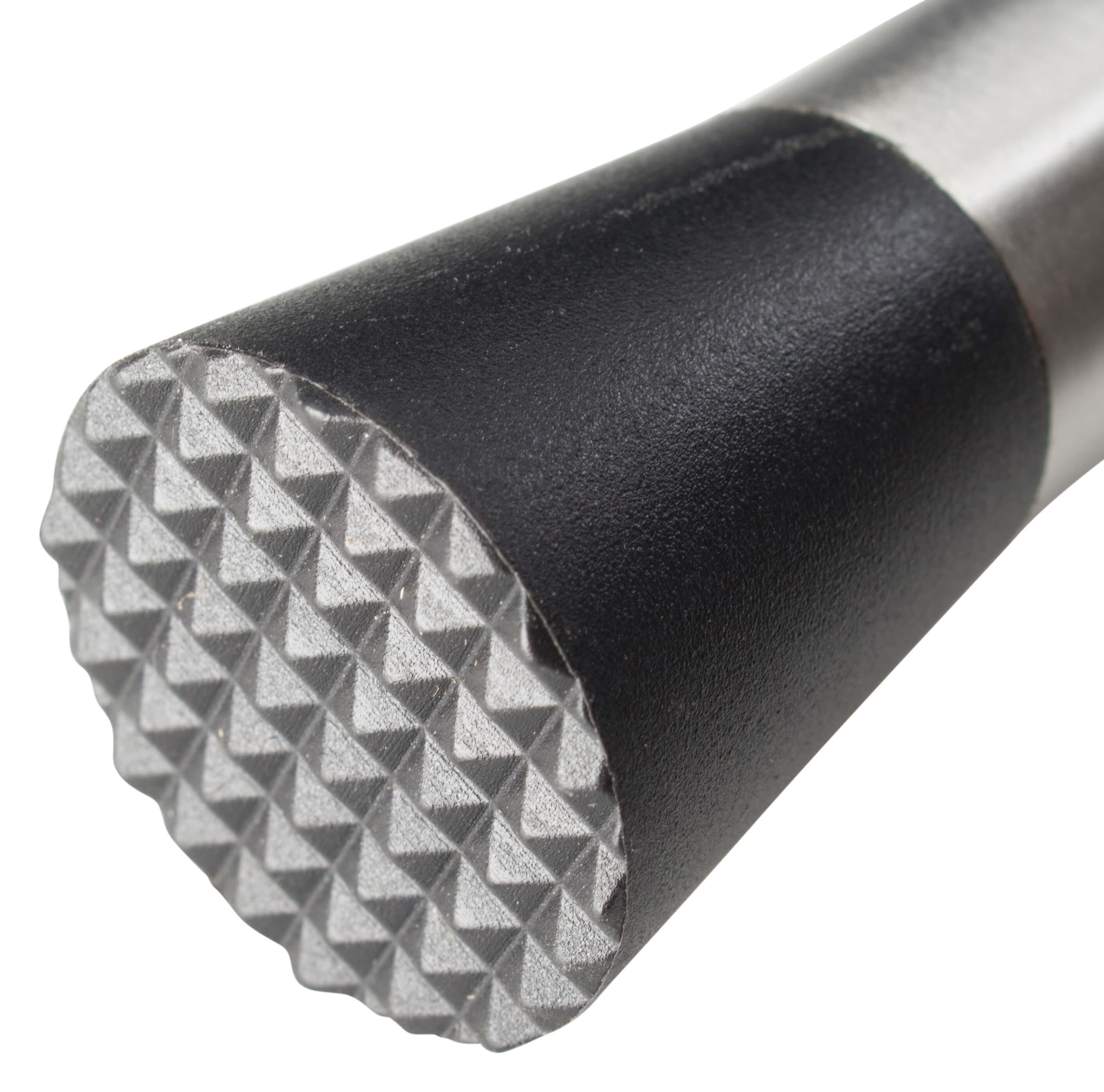 Pilon de bar, extrémité en forme de gaufre - acier inoxydable (20,5cm)