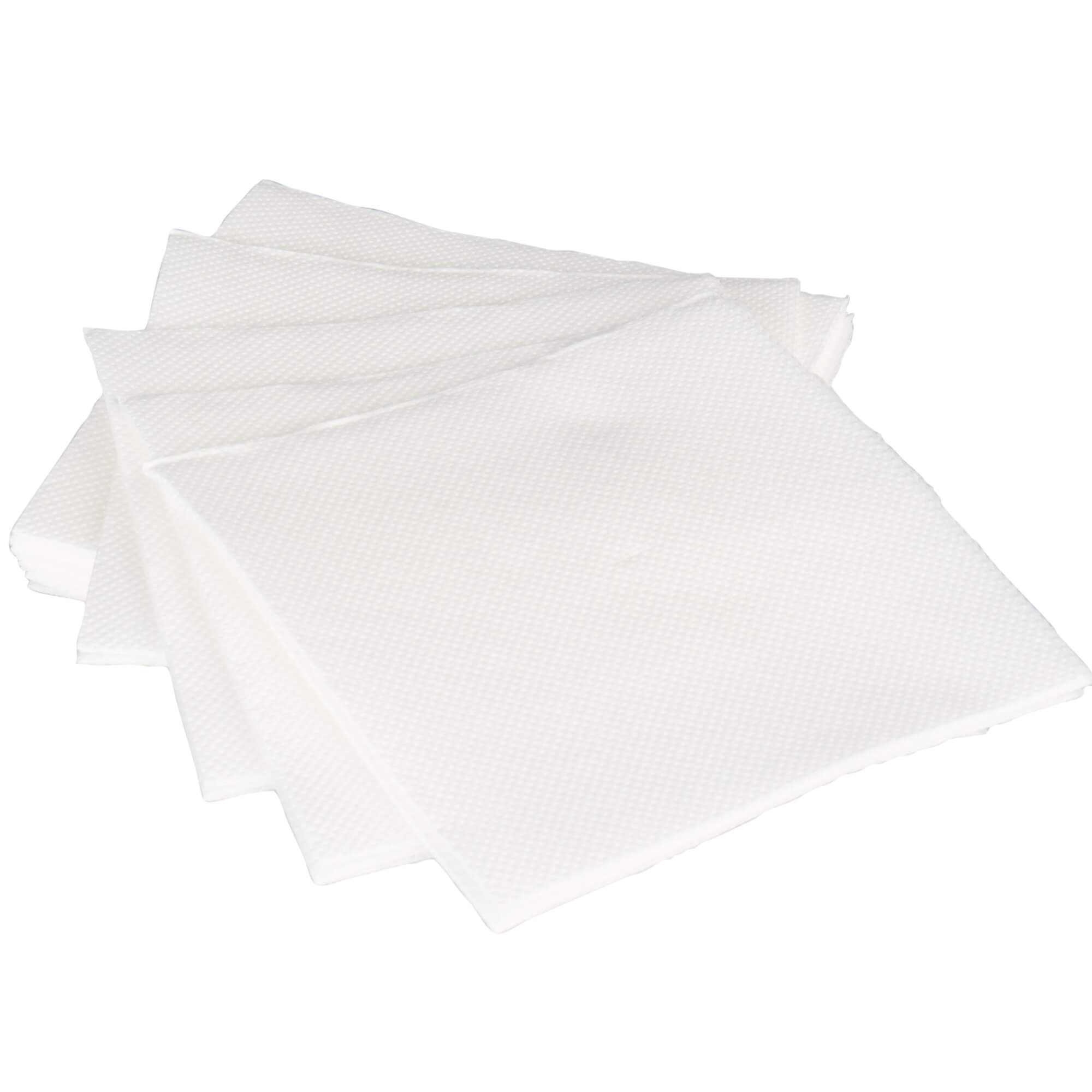 Serviettes cocktail 20x20cm, 1/4 pli, 2 plis - blanc (125 pcs)