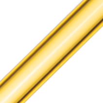 Pailles en verre (200x8mm) - jaune (50 pcs + 3 brosses)