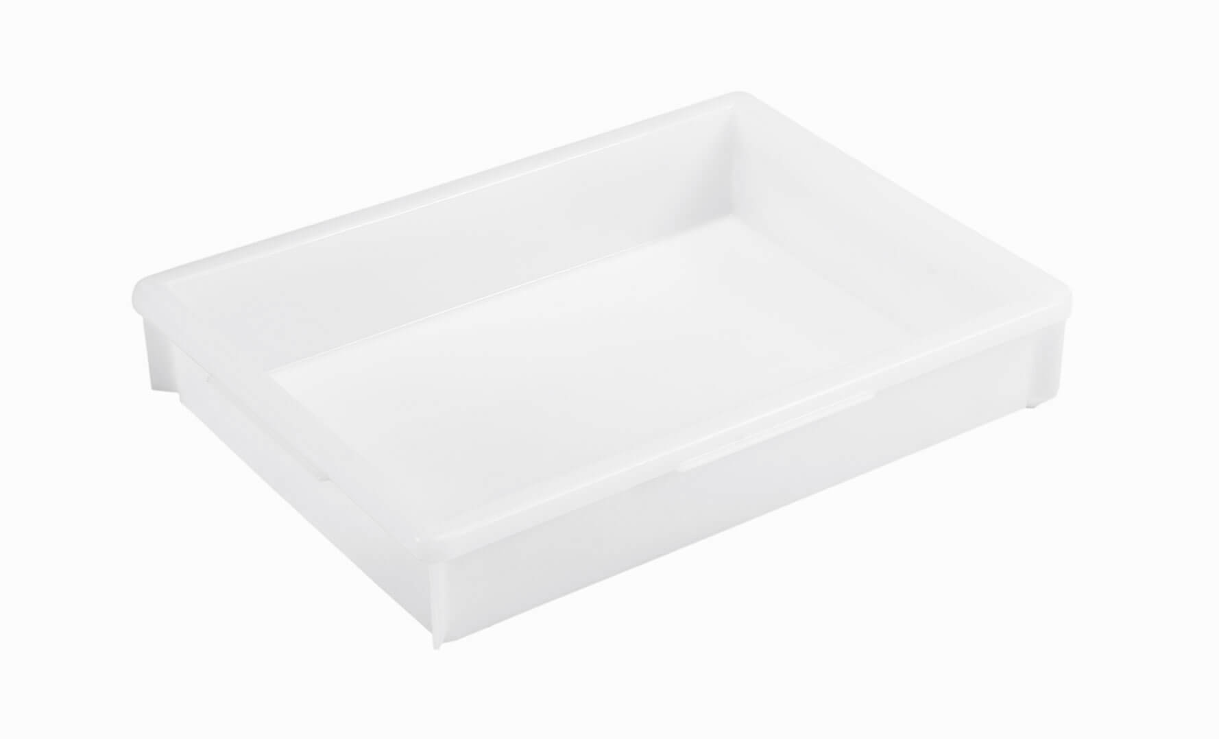 Récipient de transport empilable Classic blanc - 465x360x82mm (10l)