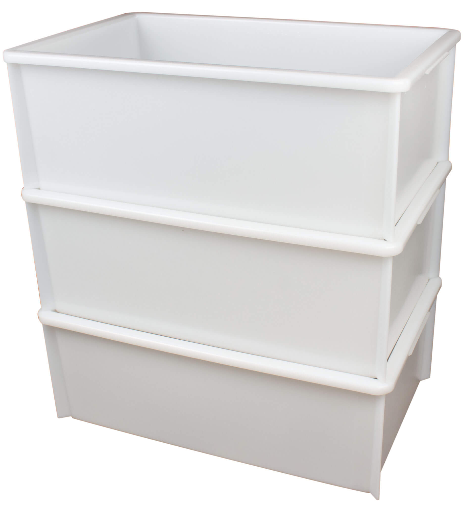 Récipient de transport empilable Classic blanc - 580x360x215mm (35l)