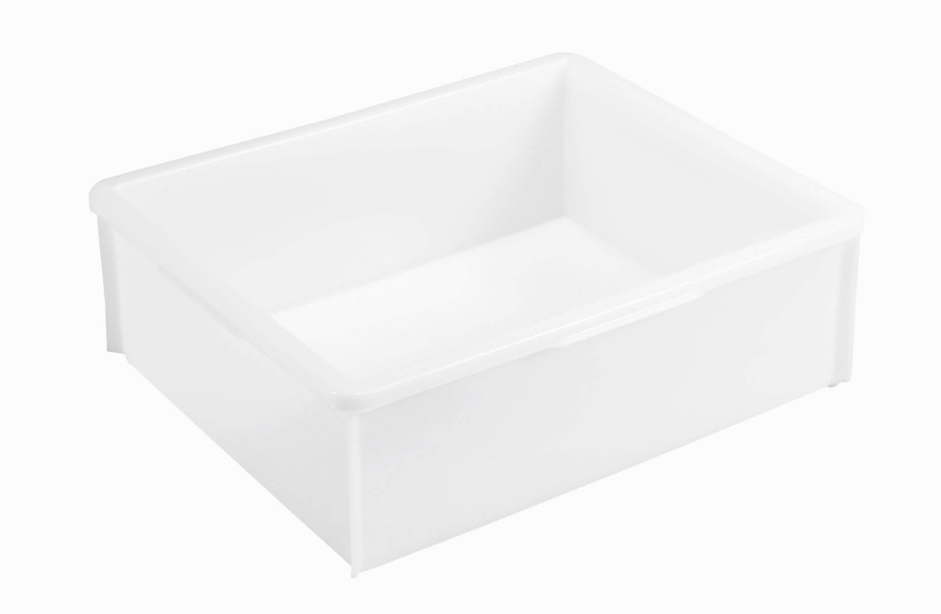 Récipient de transport empilable Classic blanc - 515x445x165mm (30l)