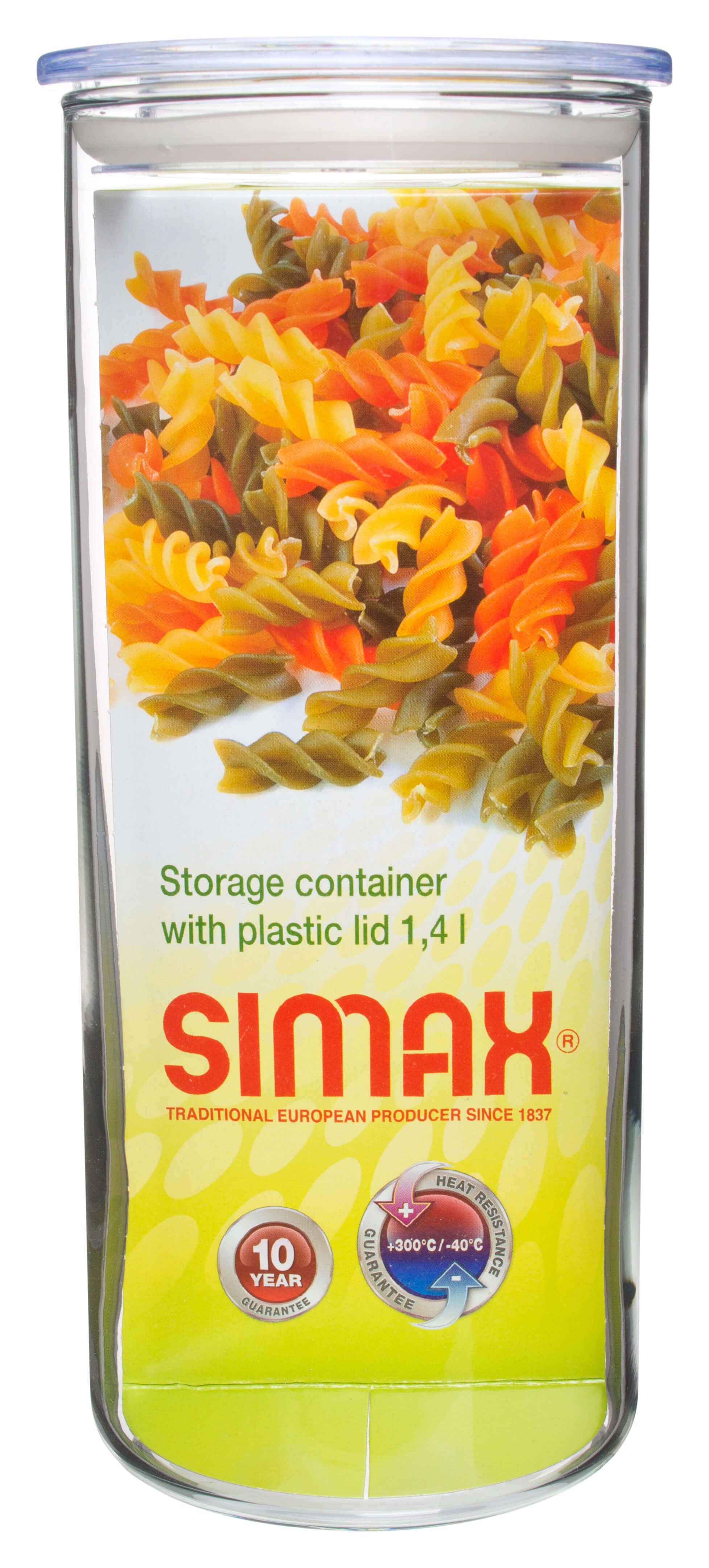 Bocal à provisions avec couvercle en plastique, Simax - 1,4l