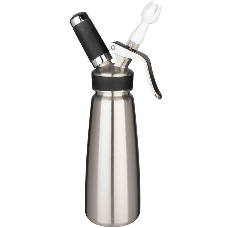 Siphon à crème Mosa, inox brossé - 500ml