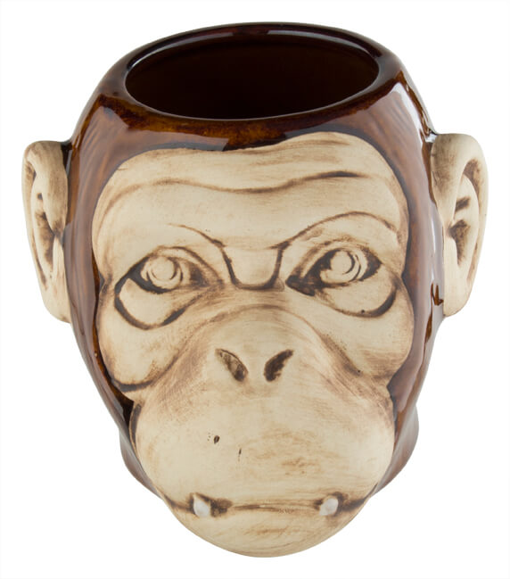 Tiki gobelet "Monkey", shiny finish - 550ml