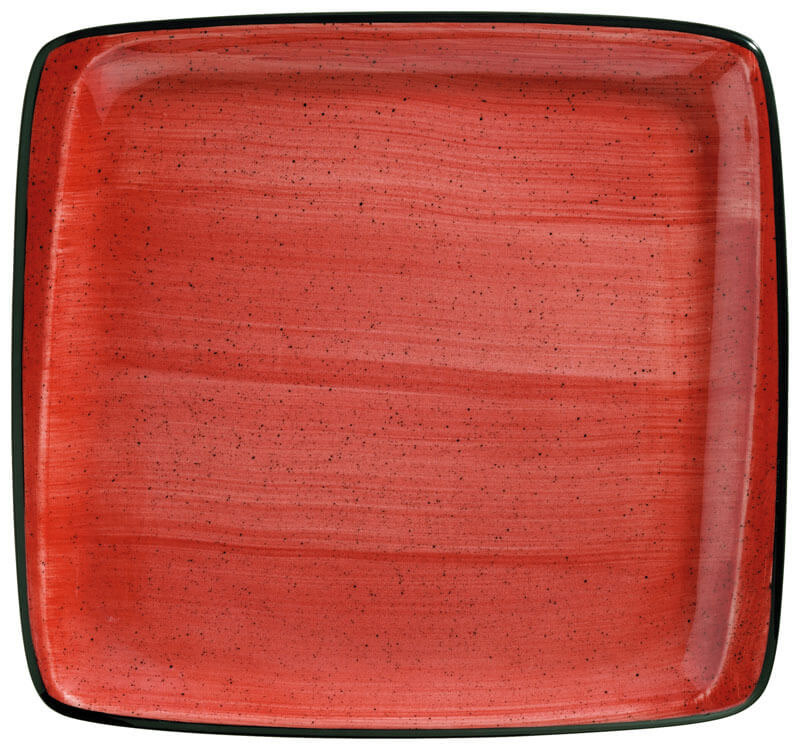 Bonna Aura Passion Moove Plateau 27x25cm rouge - 6 pièces