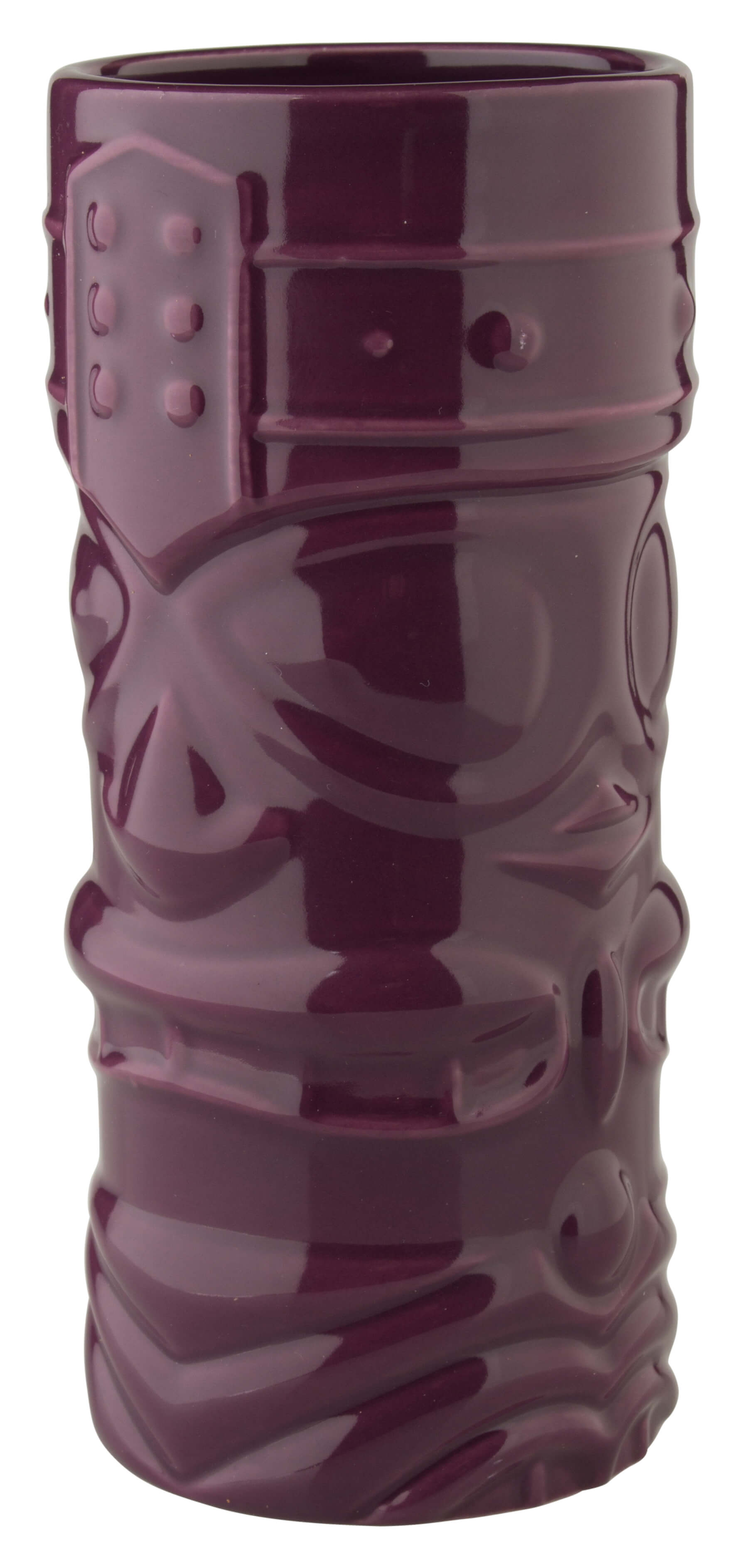 Tiki gobelet Face, pourpre - 400ml