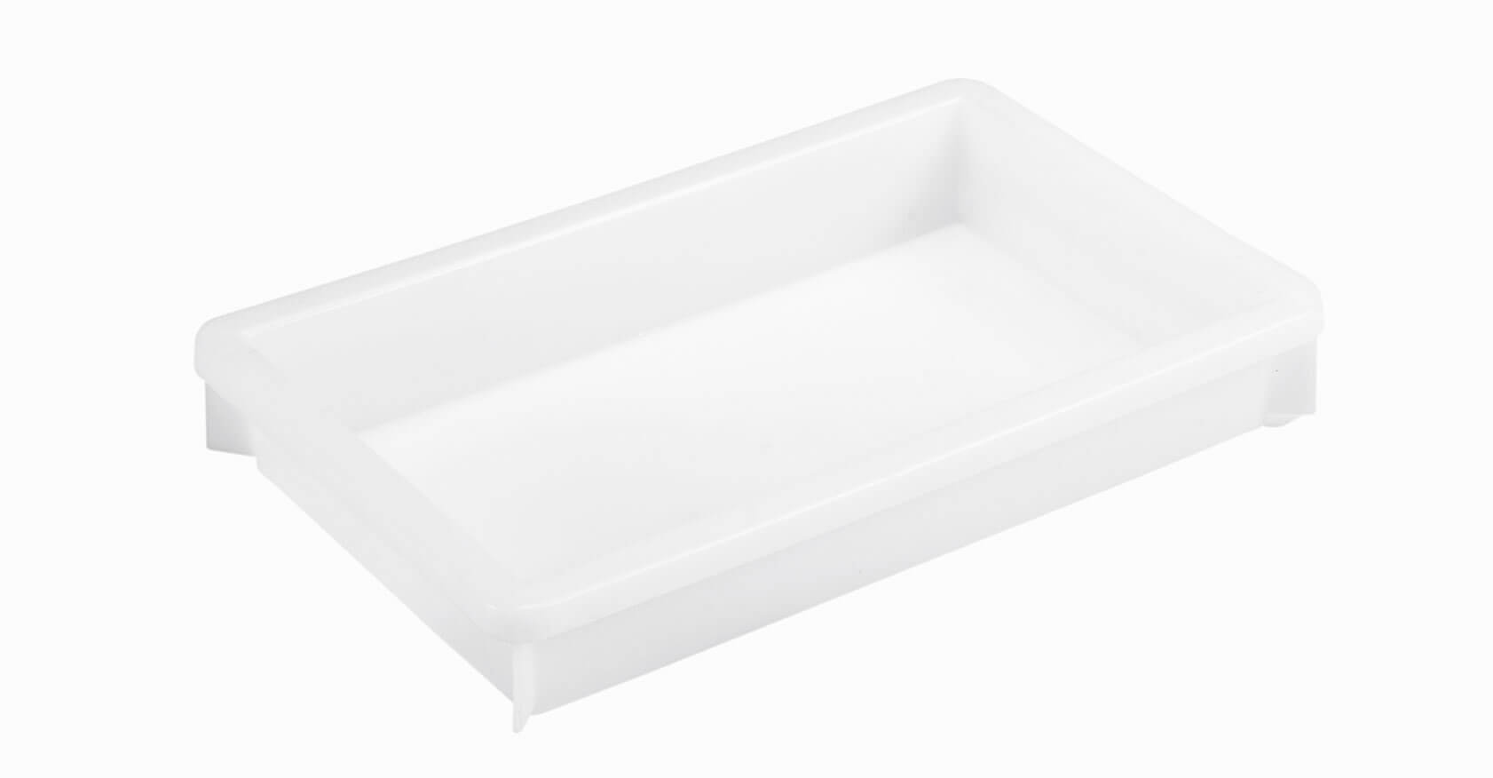 Récipient de transport empilable Classic blanc - 450x295x70mm (7l)