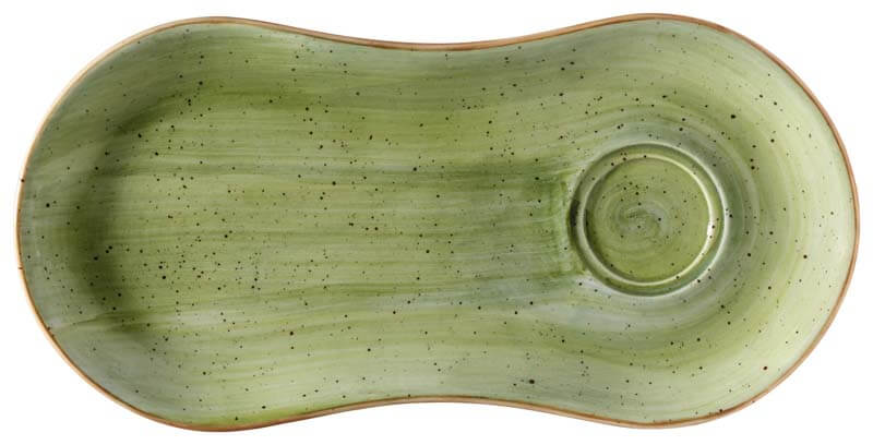 Bonna Aura Therapy Gourmet Plateau de service 25x12cm vert - 12 pièces