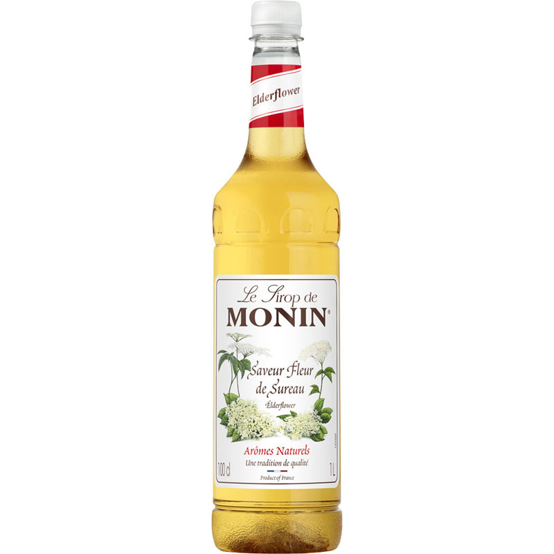 Fleur de sureau - Sirop Monin, bouteille PET (1,0l)