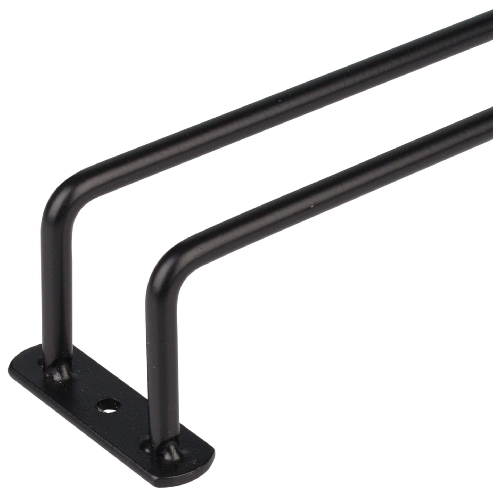 Rail porte-verres 41,5cm - noir