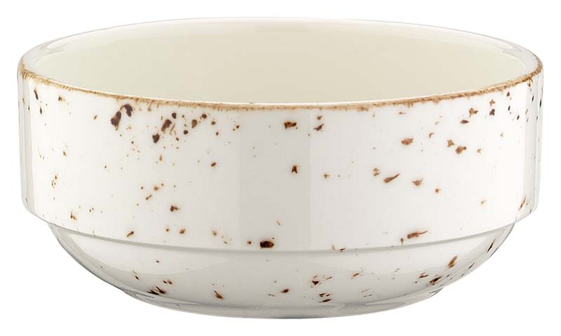 Bonna Grain Banquet Coupe empilable 12cm, 35cl crème - 12 pièces