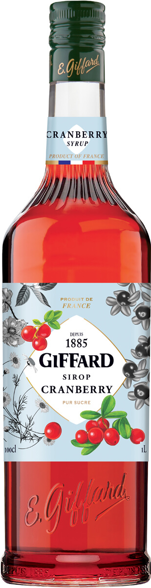 Cranberry - Sirop Giffard (1,0l)