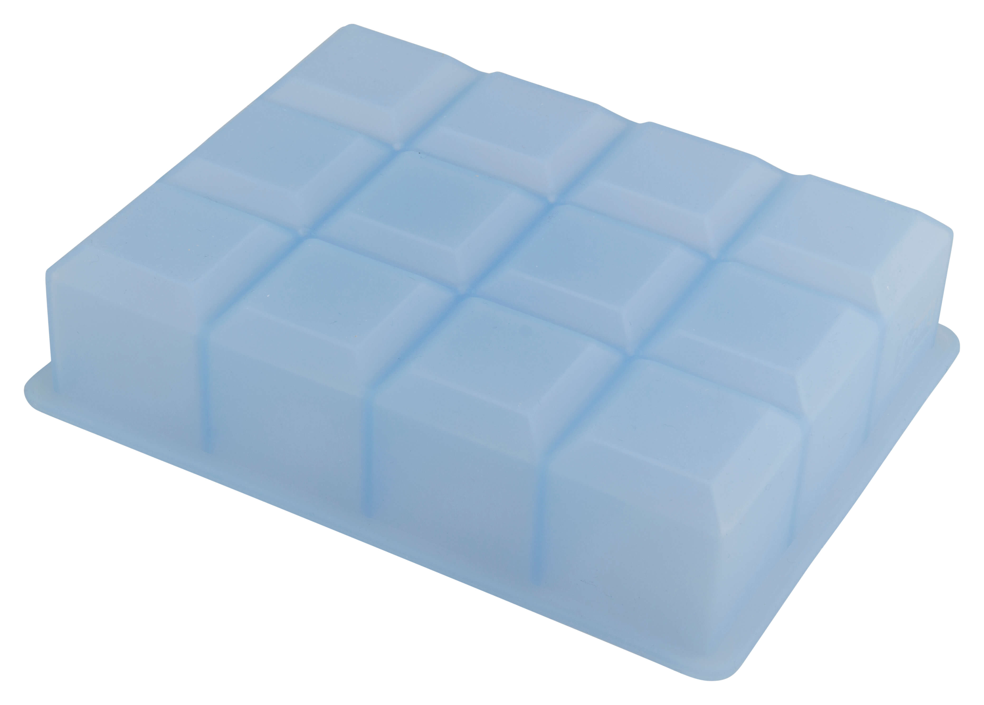 Moule à glaçons Cubes, 12 cubes, Lurch - silicone platine (4cm)