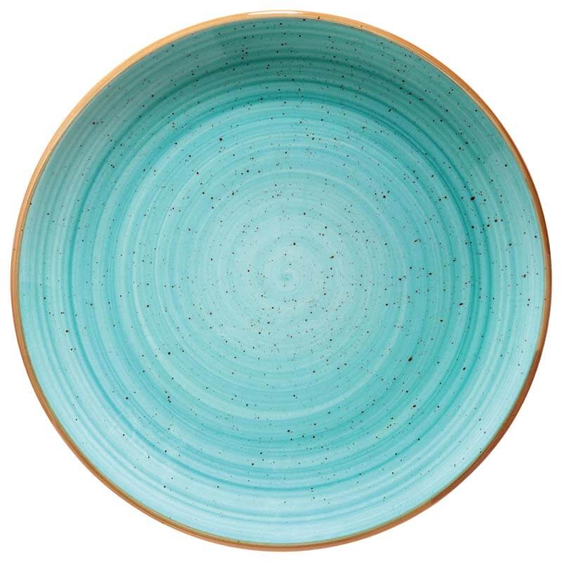 Bonna Aura Aqua Assiette Gourmet plate 21cm turquoise - 12 pièces