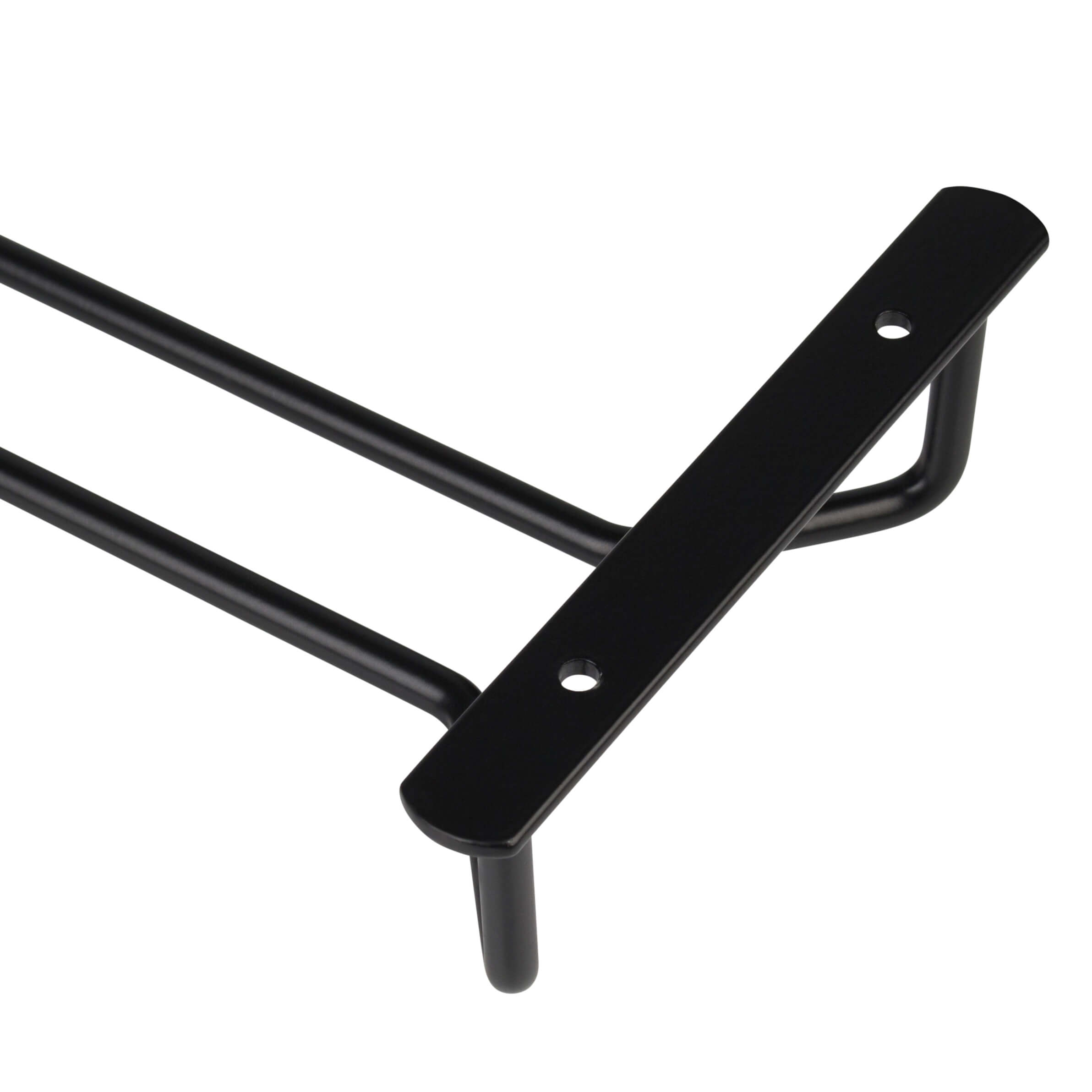 Rail porte-verres 41,5cm - noir