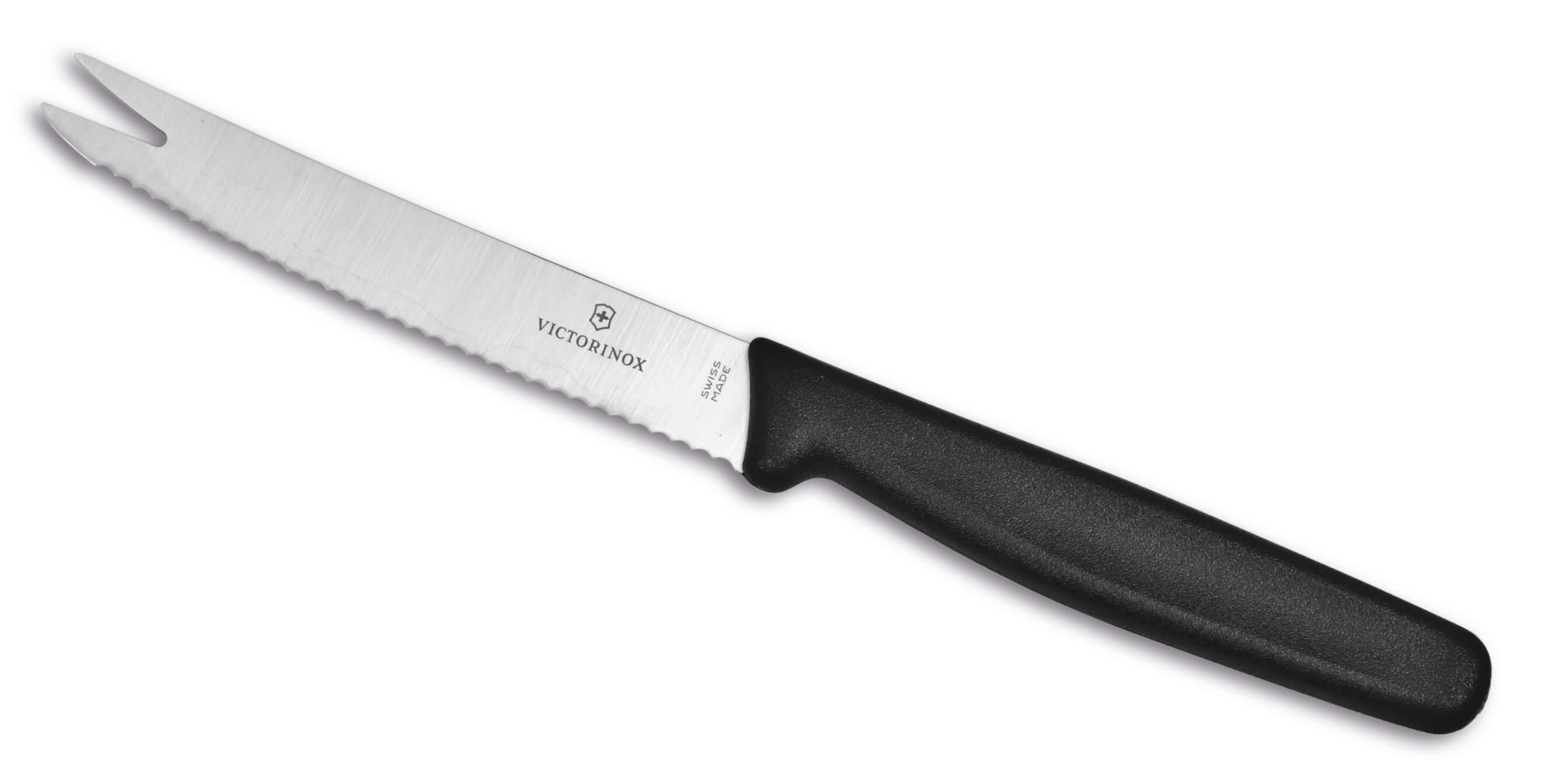 Couteau à cocktail double pointe, Victorinox - dentelé (21cm)