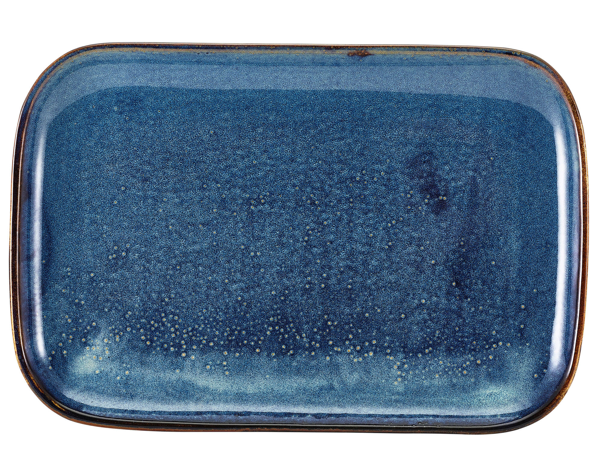 Assiette rectangulaire Terra Aqua Blue - 34,5x23,5cm (6 pcs)