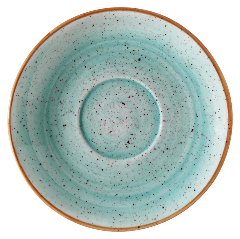 Bonna Aura Aqua Rita Soucoupe 12cm turquoise - 6 pièces