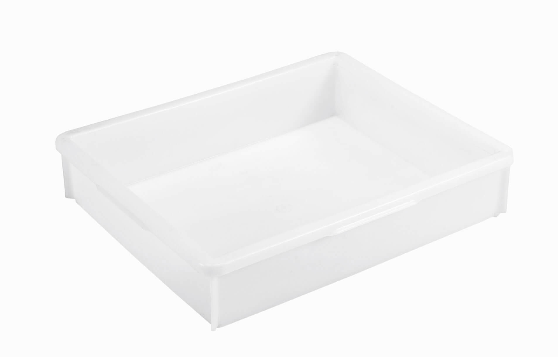 Récipient de transport empilable Classic blanc - 515x445x110mm (18l)