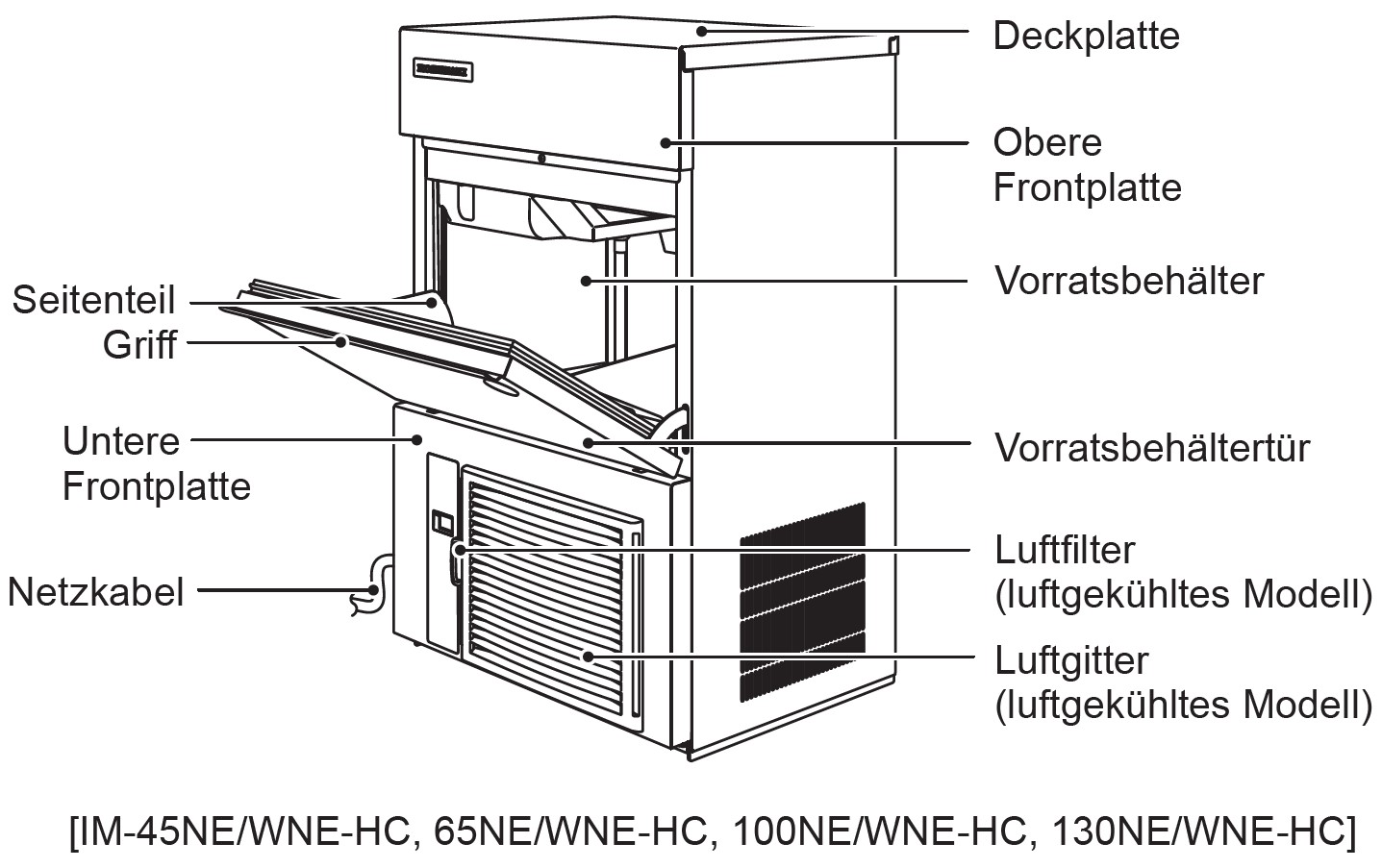 Hoshizaki IM-100NE-HC-32 (Cube XL)