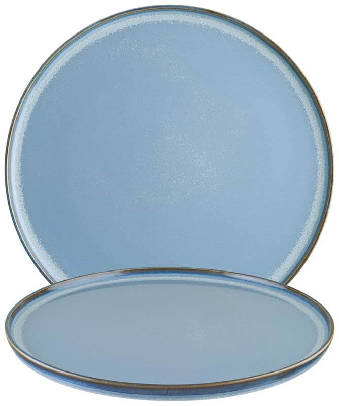 Bonna Sky Assiette plate Hygge 28cm bleu - 6 pièces