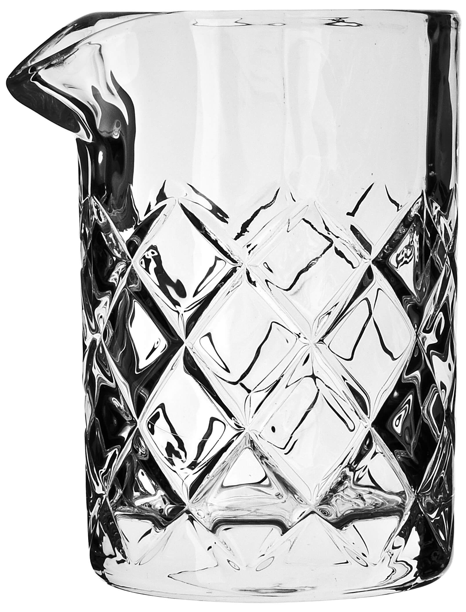 Verre à mélange coupe diamant avec lèvre verseuse, Prime Bar- 640ml