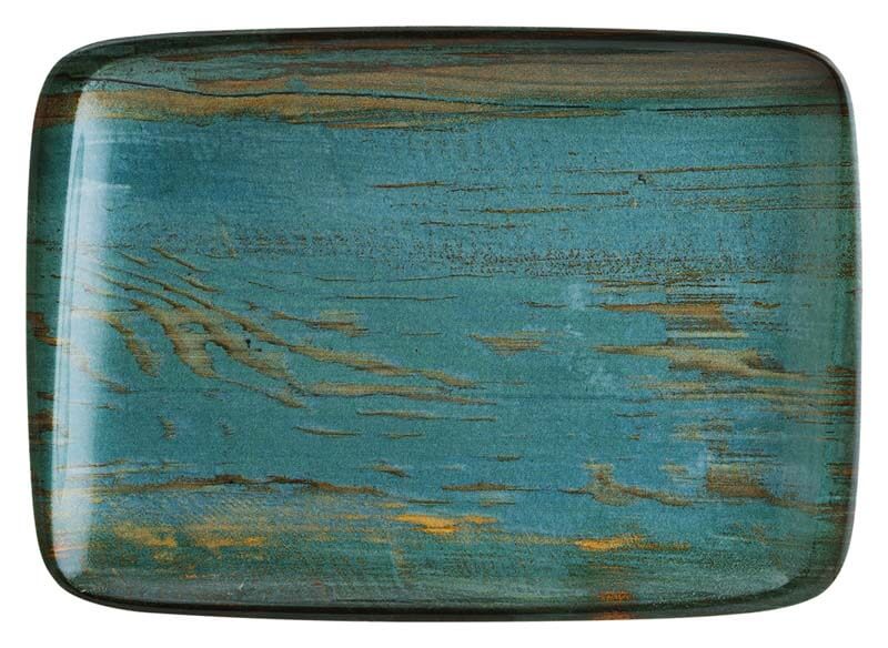 Bonna Madera Mint Moove Plateau 36x25cm bleu - 6 pièces