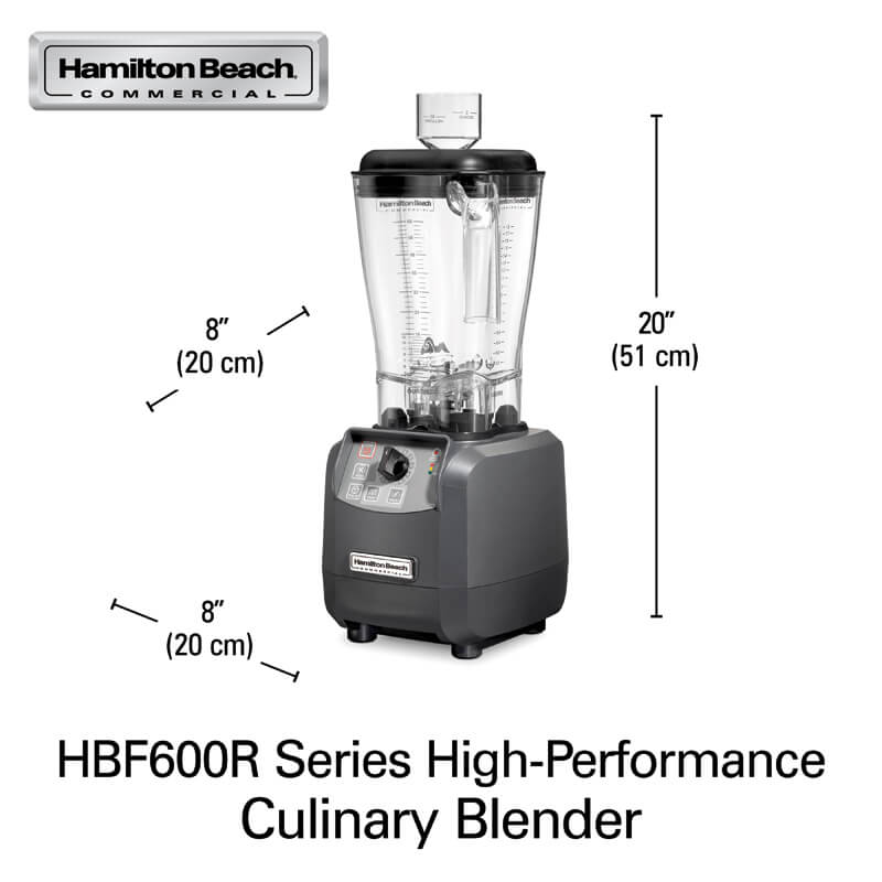 Tournant™ Blender alimentaire haute performance - Hamilton Beach (HBF600R)