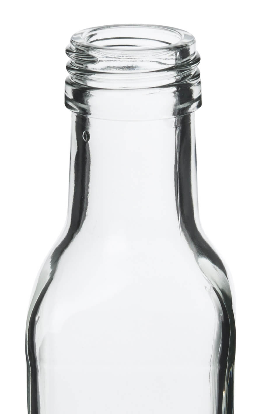 Bouteille de verre carrée - 250ml