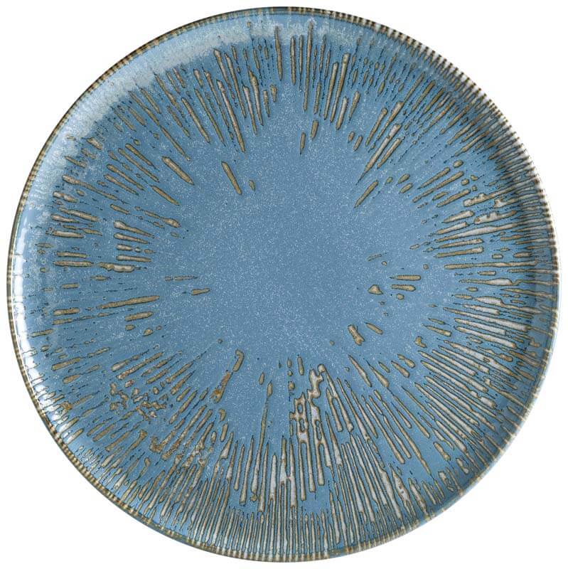 Bonna Snell Sky Gourmet Assiette à pizza 32cm bleu - 6 pièces