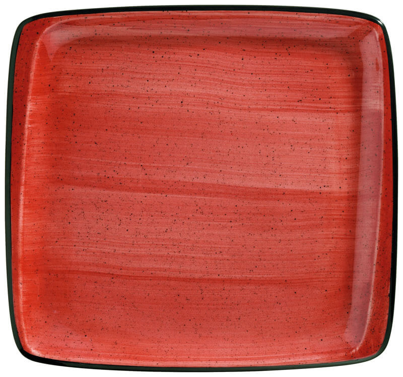 Bonna Aura Passion Moove Plateau 32x30cm rouge - 6 pièces